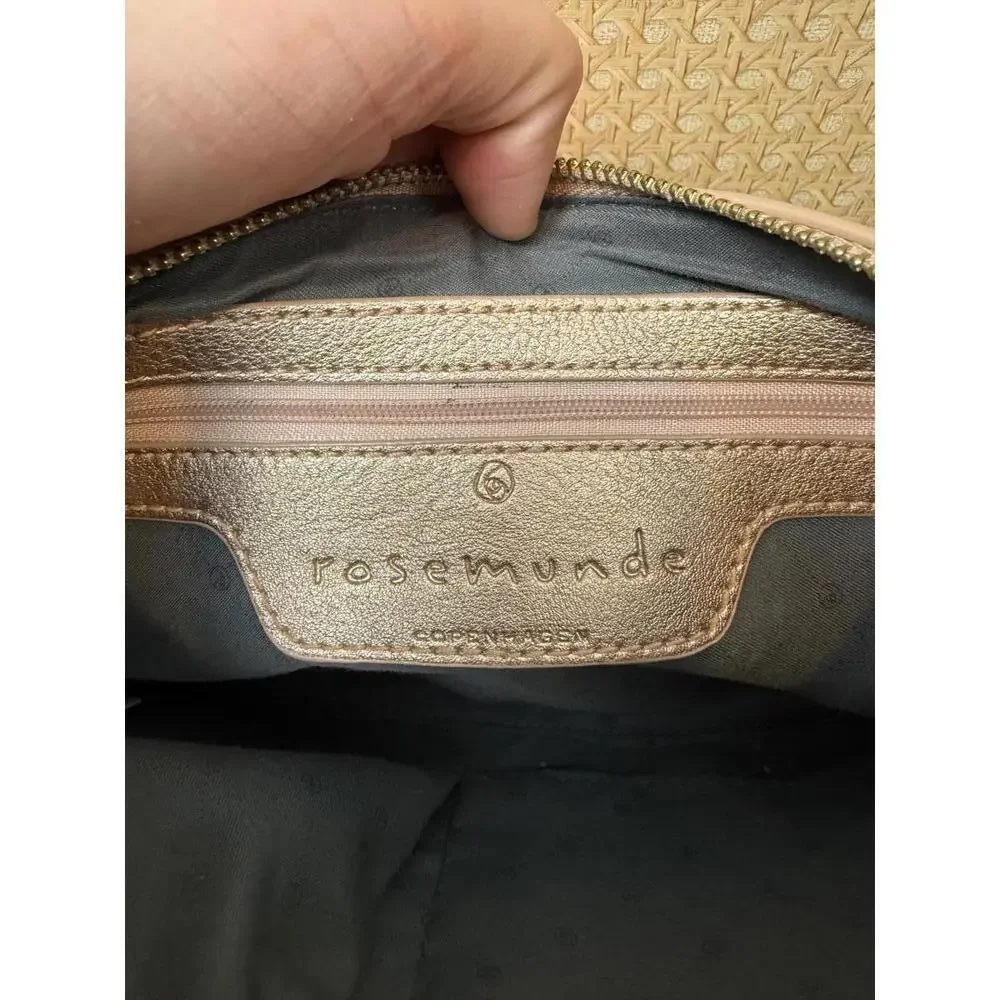 Rosemunde Andora Small Clutch in Rose Gold/Copper Gold